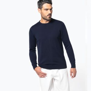 pull col rond homme