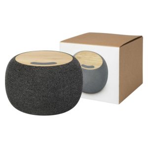 Enceinte bambou chargeur